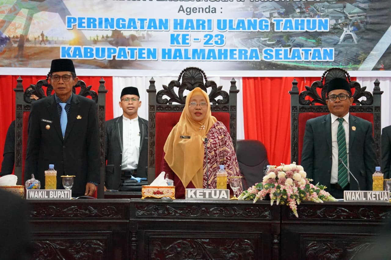 Paripurna Ke-1 2026, DPRD & Pemkab Halmahera Selatan Sahkan 2 Ranperda Menjadi Peraturan Daerah